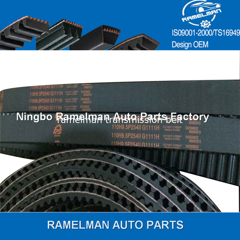 factory hot sale OEM 96352965/A337YU100/T289/T981/107YU25/MD325854 rubber timing belt for DAEWOO/MITSUBISHI auto belt