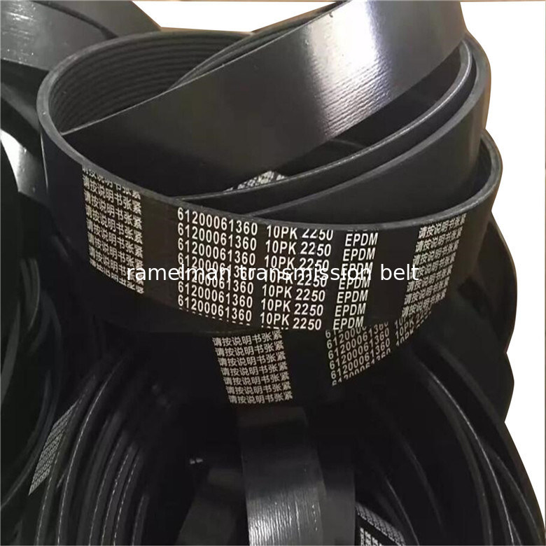 For CAT Excavator belt 320D model fan belt 12PK1850 EPDM 100000km quality toothed v belt cogged