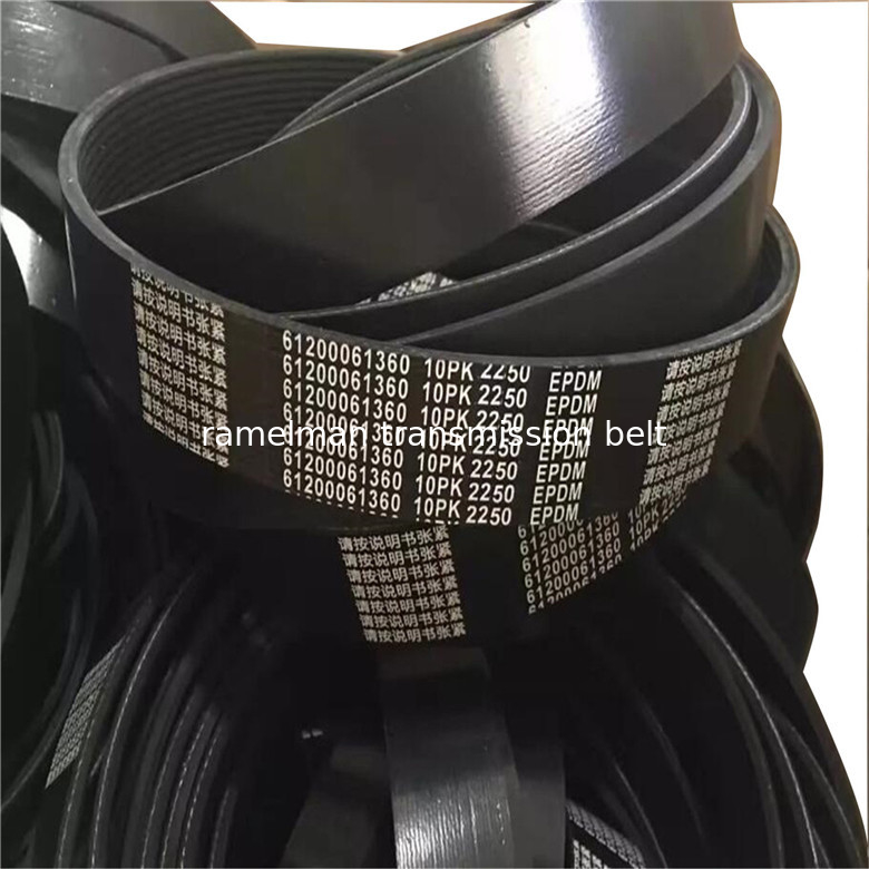 industrial v belts  excavator belt Motor belt 8PK1340/9PK1905/8PK1689 for KOMATSU Engine Fan Belt